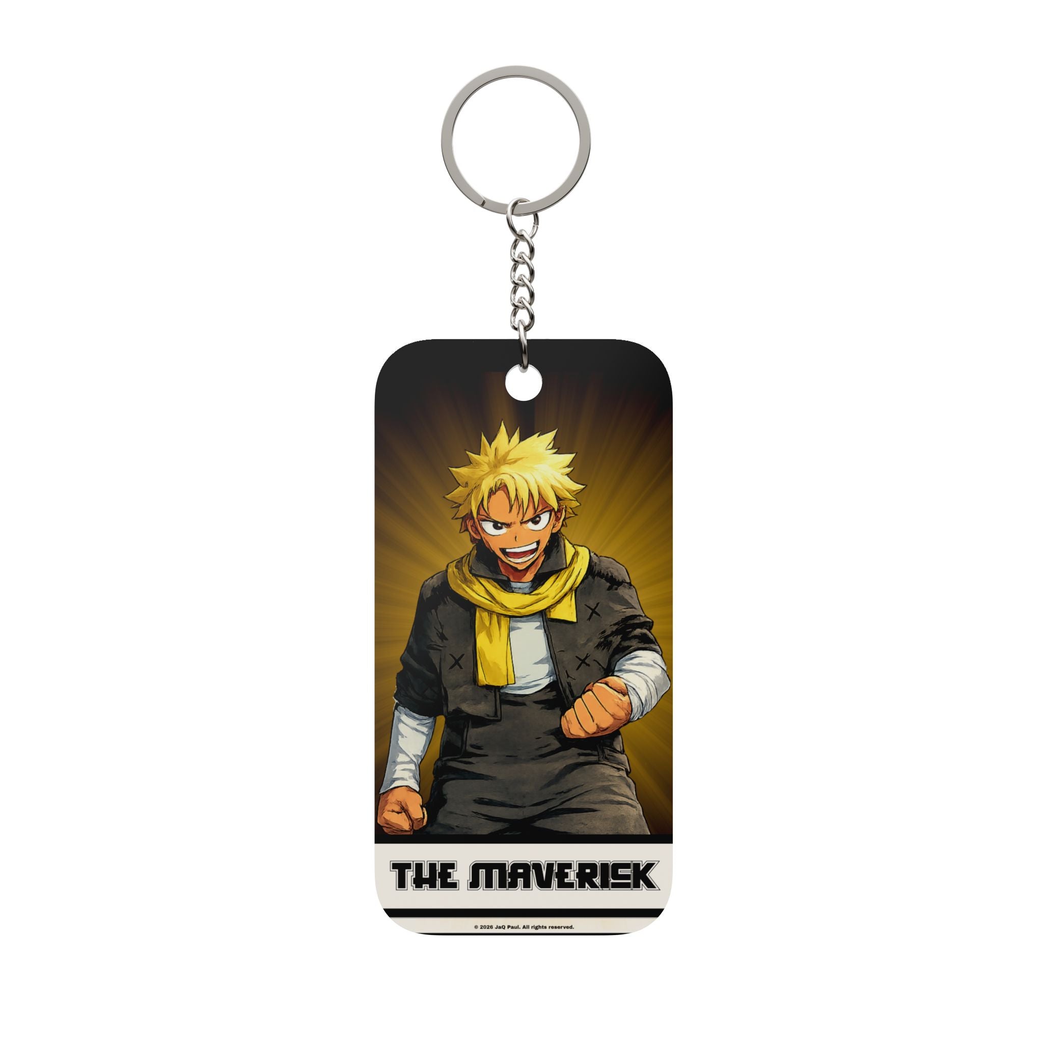 Salutogenesis™ |  Maverick The Fool Tarot Keychain