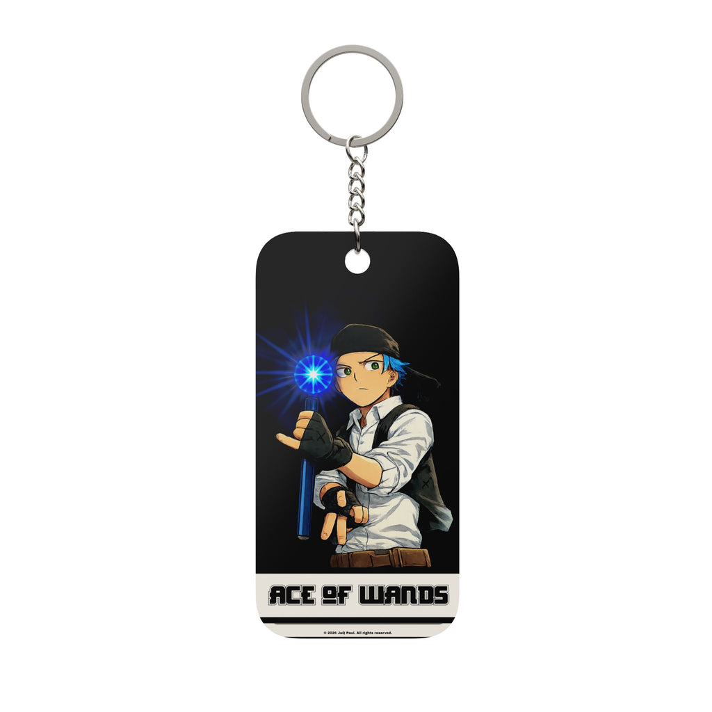 Salutogenesis™ |  Calos Ace of Wands Tarot Keychain