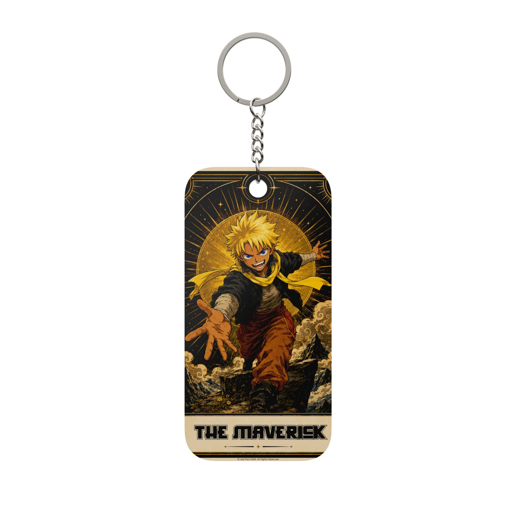 Salutogenesis™ |  Maverick The Fool Tarot Keychain